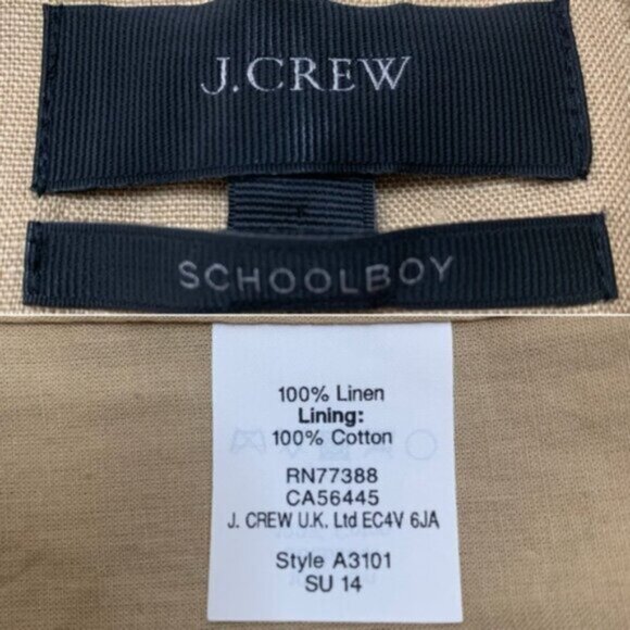 J.Crew Tan Schoolboy Single Breasted Blazer - Picture 11 of 14